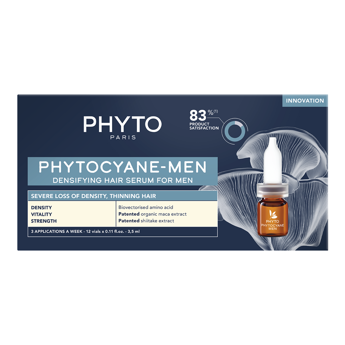 PhytoCyane Erkekler için Yoğun Saç Bakım Serumu 12 x 3.5 ml