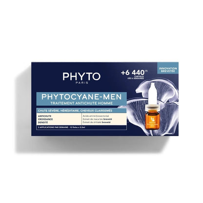 PHYTOCYANE Erkekler için Kronik Saç Dökülme Serumu 12x3.5 ML