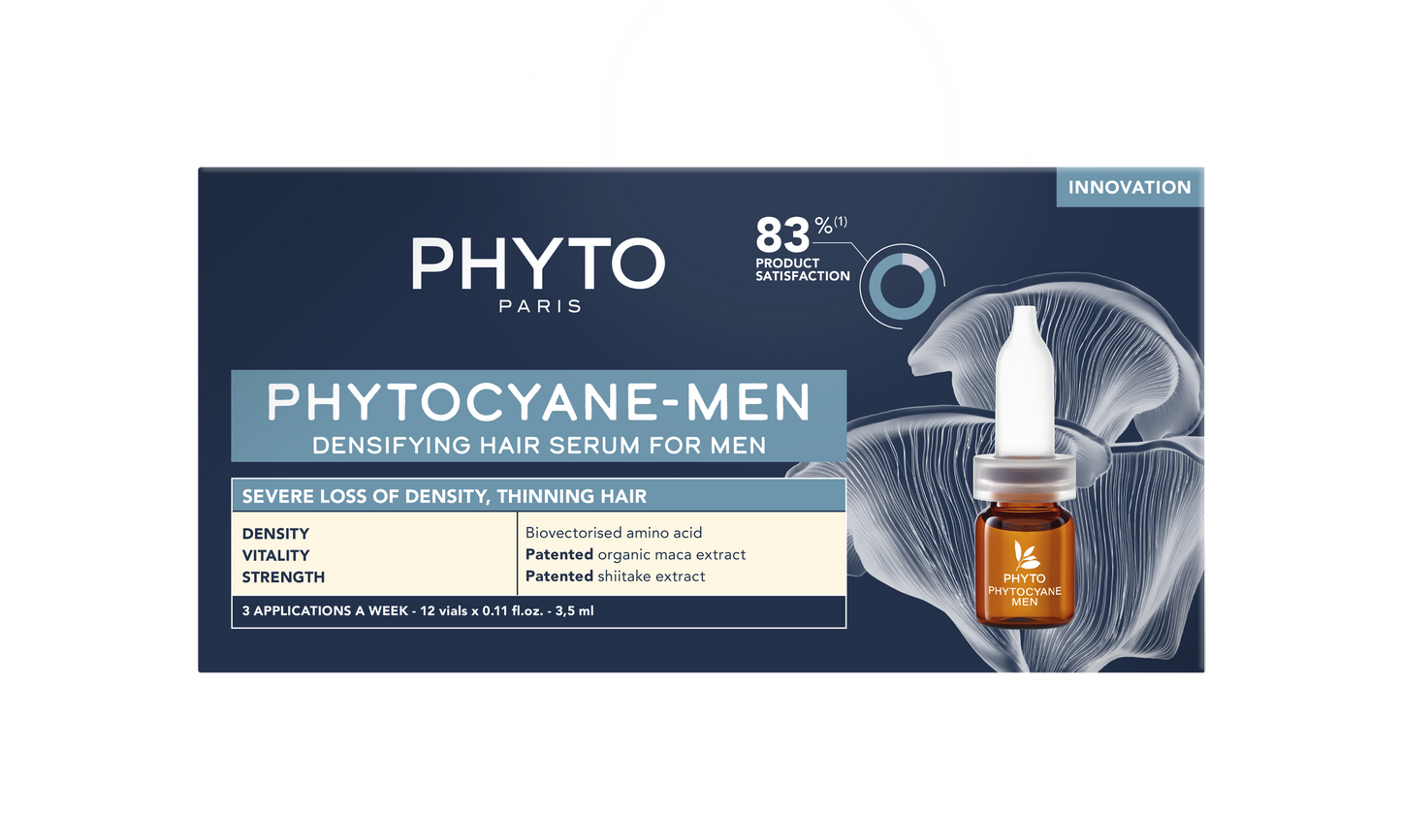 PhytoCyane Erkekler için Yoğun Saç Bakım Serumu 12 x 3.5 ml