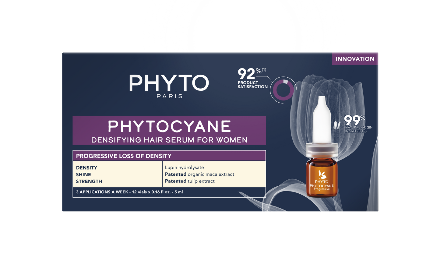 PhytoCyane Kadınlar için Yoğun Saç Bakım Serumu 12 x 5 ml