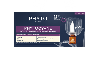 PhytoCyane Kadınlar için Yoğun Saç Bakım Serumu 12 x 5 ml